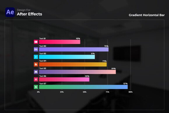 Download Social Media Chart | After Effects - Art Collection