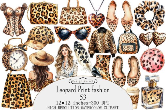 Download Leopard Print Fashion Clipart - Art Collection