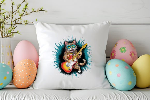 Download Rockstar Cat Clipart - Art Collection