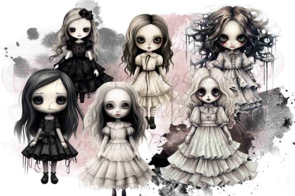 Download Creepy Doll Clipart, Halloween Inspired - Art Collection