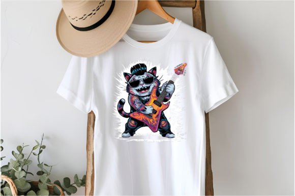Download Rockstar Cat Clipart PNG Design - Art Collection