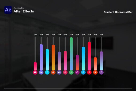 Download Social Media Chart | After Effects - Art Collection