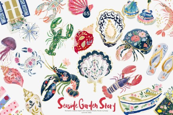 Download Preppy Coastal Clipart Png Collection - Art Collection