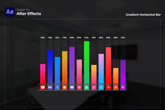 Download Social Media Chart | After Effects - Art Collection