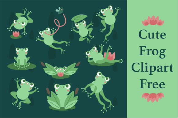 Download Cute Frog Clipart Free - Art Collection