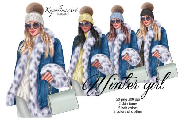 Download Winter Fashion Girl Clipart - Art Collection