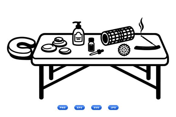 Download Spa Massage Table Clipart - Art Collection
