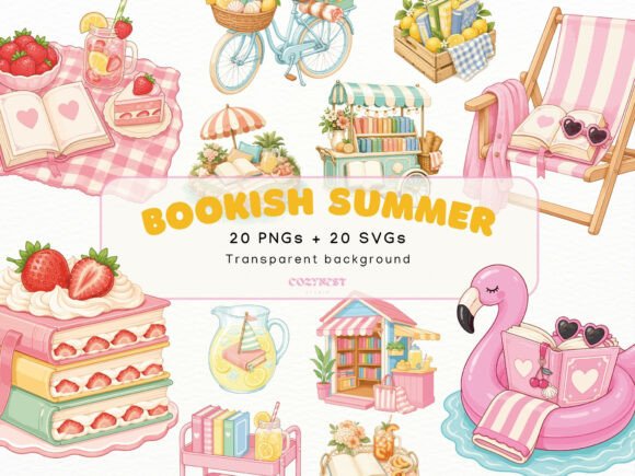 Download Summer Bookish Cliparts, Book Lover PNG - Art Collection