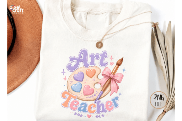 Download Back to School Retro Art Teacher Bow PNG - Art Collection