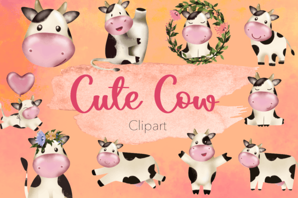 Download Cute Cow Clipart Free - Art Collection