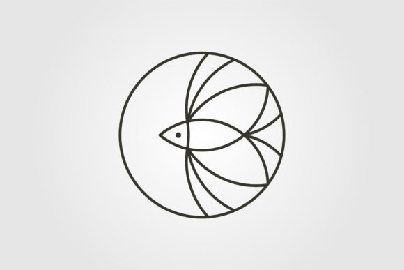 Download Minimal Fish Logo Line Art Vector - Art Collection