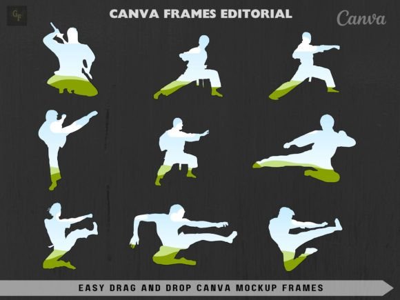 Download Martial Arts Set Frame Bundle Collection - Art Collection