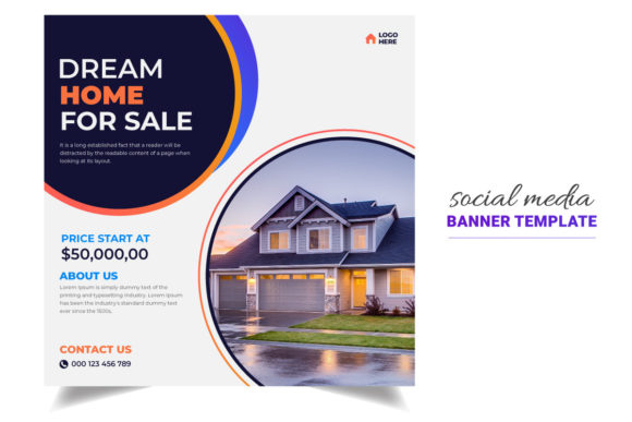 Download Real Estate Social Media Banner Design. - Social media banner Collection