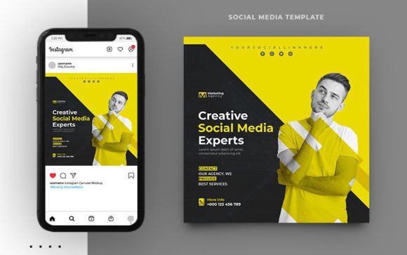 Download Social Media Marketing Banner Template - Social media marketing Collection