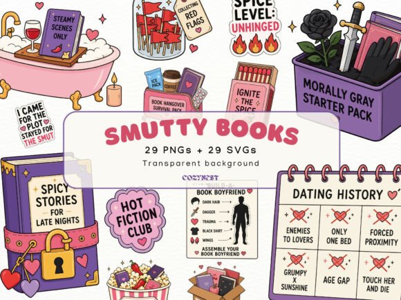Download Spicy Romance Books Clipart Bookish PNG - Art Collection