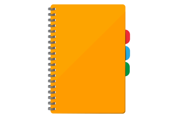 Download Notebook Paper Cartoon Icon. Personal Di - Art Collection