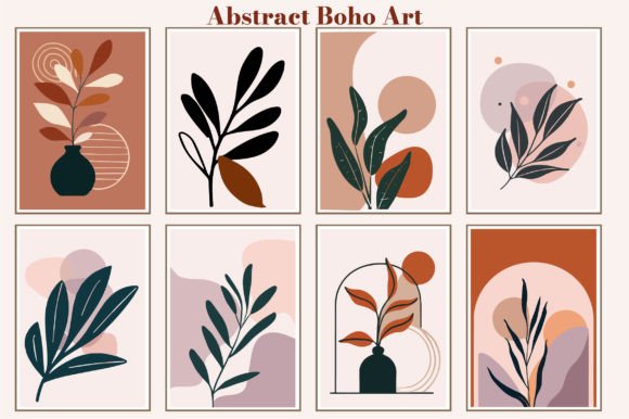 Download Modern Minimal Abstract Boho Art Design - Art Collection