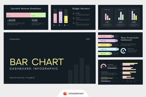 Download Bar Chart Dashboard PowerPoint - Art Collection