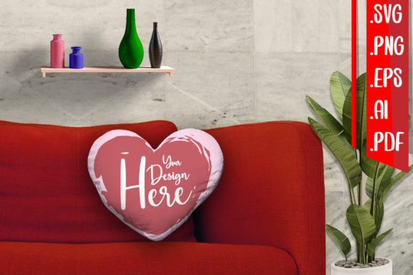 Download Heart Pillow Mockup Psd Files - Psd files Collection