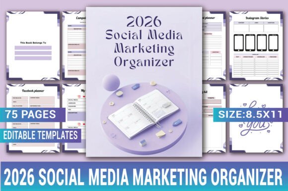 Download 2026 Social Media Marketing Organizer - Social media marketing Collection