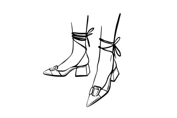 Download Slender Legs in Sandals. Fashion Art - Art Collection
