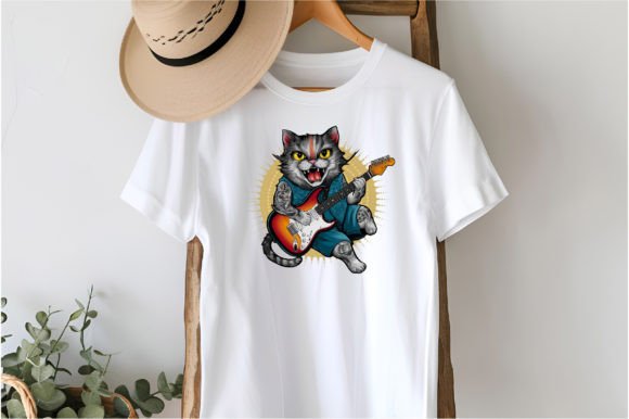 Download Rockstar Cat Clipart PNG Design - Art Collection