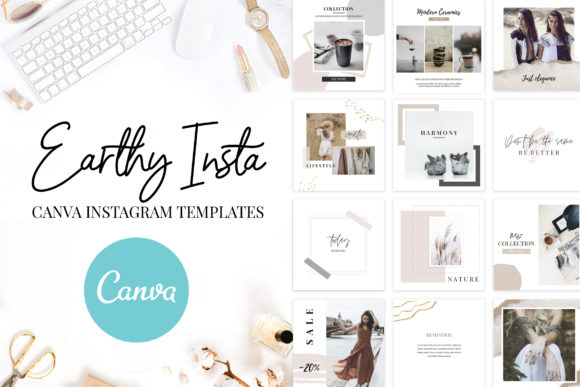Download Canva Instagram Templates Earthy - Art Collection