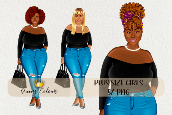 Download Plus Size Clipart, Plus Size Girls - Art Collection