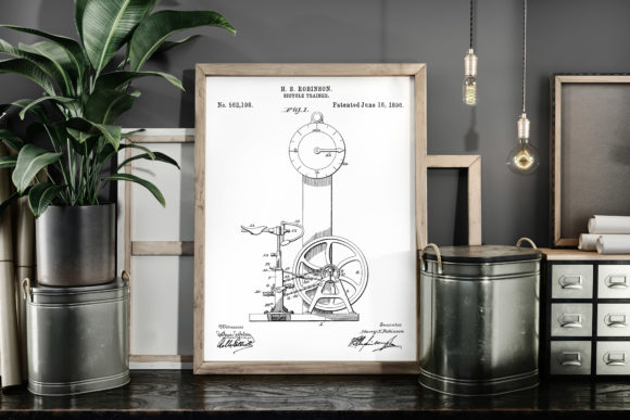 Download Bicycle Trainer 1896 Vintage Patent Art - Art Collection