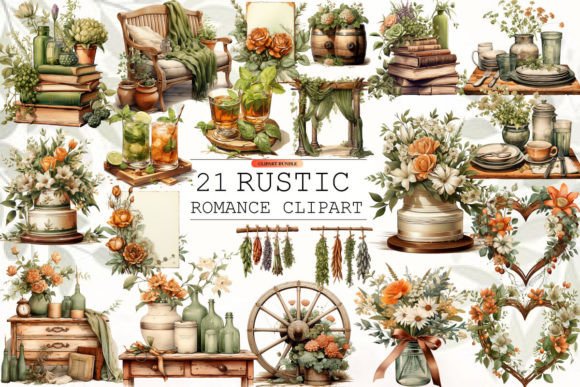 Download Rustic Romance Clipart - Art Collection